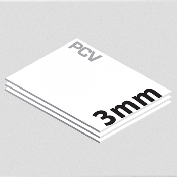Tabliczka - własny wymiar PCV 3mm