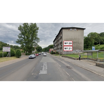 W121 - Wałbrzych, ul. Wrocławska 13, kierunek Stary Zdrój / Centrum