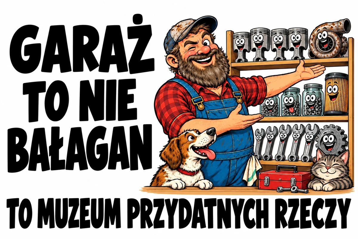 GARAŻ TO NIE BAŁAGAN — TO MUZEUM PRZYDATNYCH RZECZY