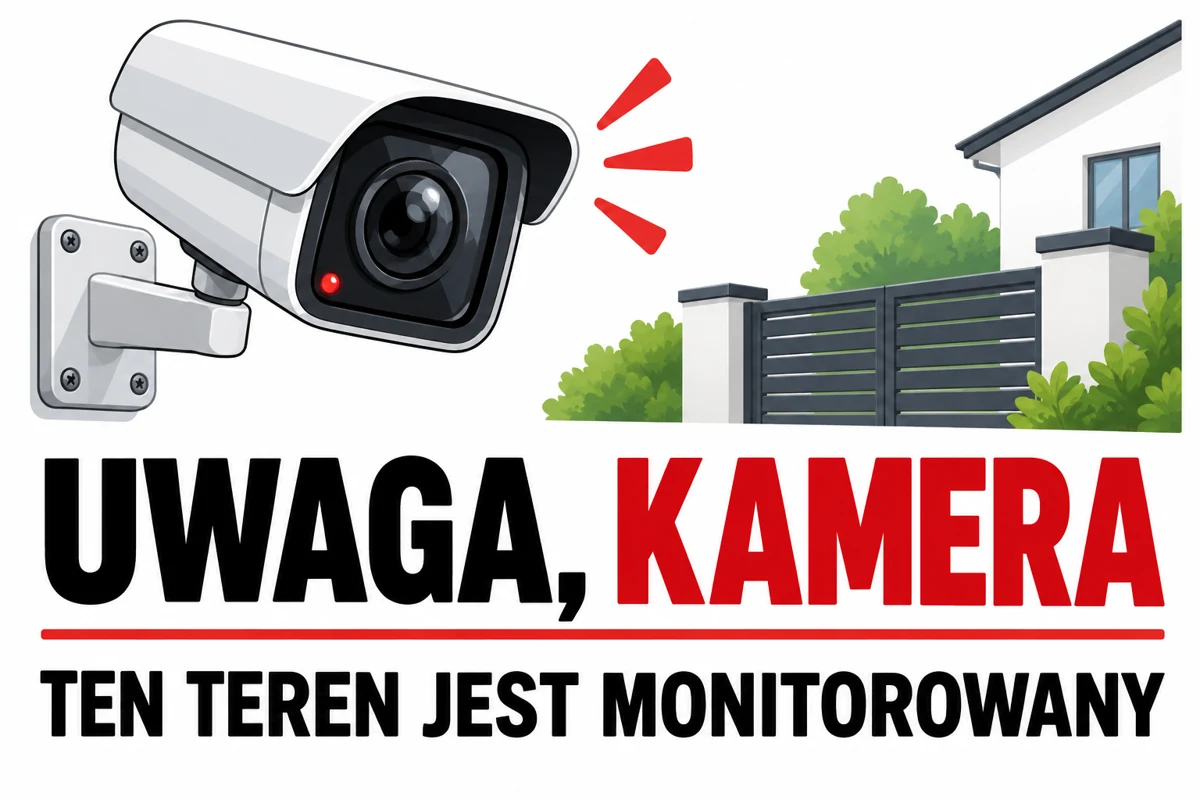 UWAGA, KAMERA — TEN TEREN JEST MONITOROWANY