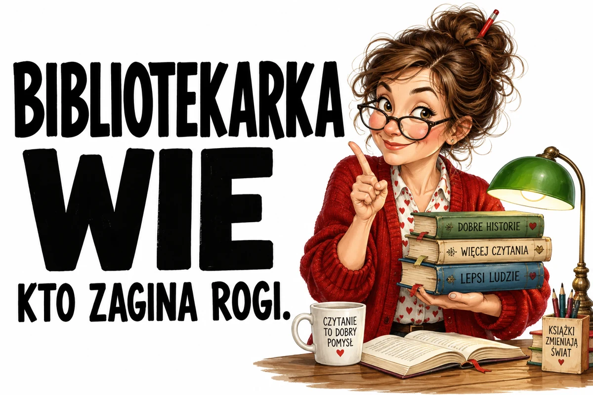 BIBLIOTEKARKA WIE — KTO ZAGINA ROGI.