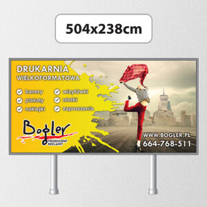Billboard plakat BBS Blueback 504 × 238 cm 12 m² — podgląd produktu
