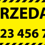 Baner reklamowy SPRZEDAM – różne wzory — podgląd produktu