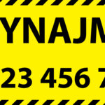 Baner reklamowy WYNAJMĘ – różne wzory — podgląd produktu