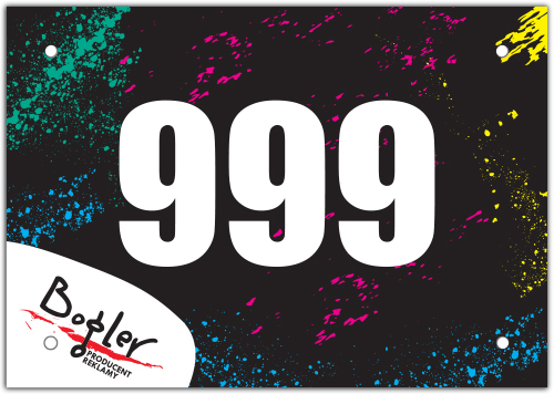 Numery Startowe — przykładowy produkt