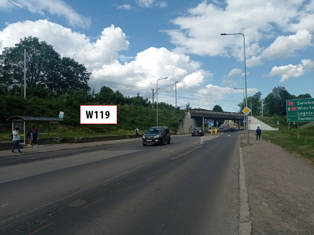W119 – Wałbrzych, ul. Wrocławska 13, kierunek Szczawienko — podgląd produktu