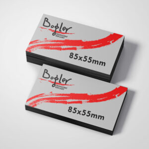 Wizytówki standardowe 85 × 55 mm — podgląd produktu
