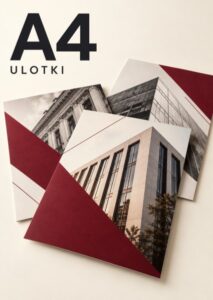 Ulotki standardowe A4 — 210 × 297 mm