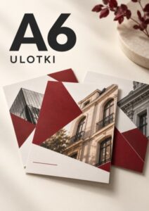 Ulotki standardowe A6 — 105 × 148 mm