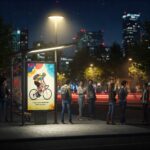 Citylight 120 × 180 cm (montaż + wydruk na Backlight ) — podgląd produktu