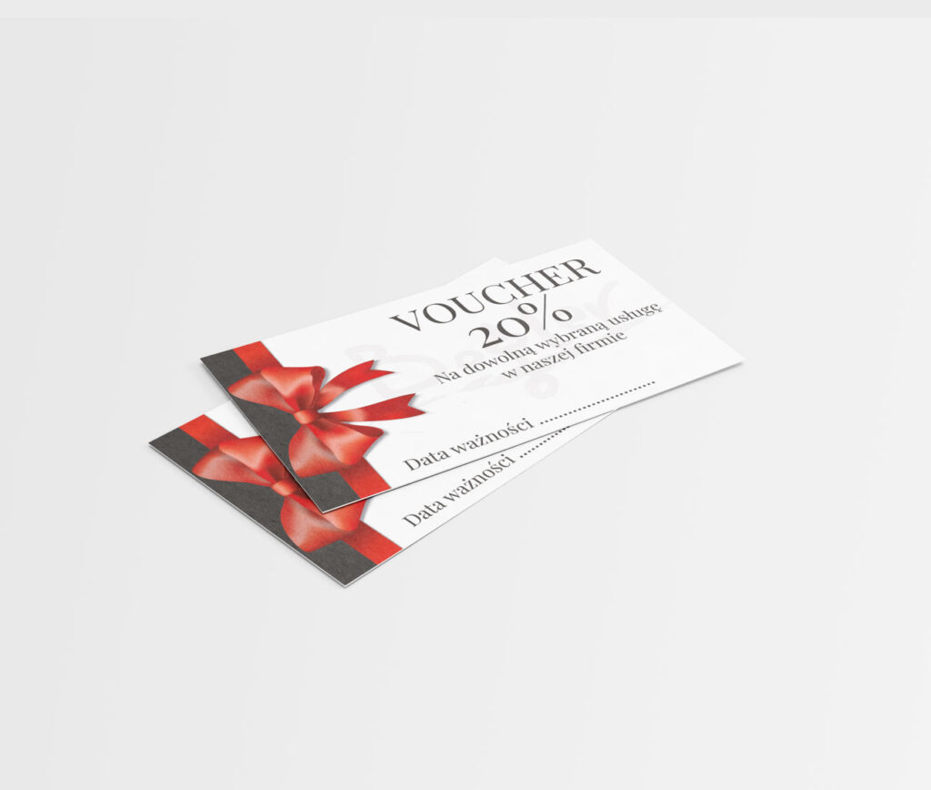 Vouchery — przykładowy produkt
