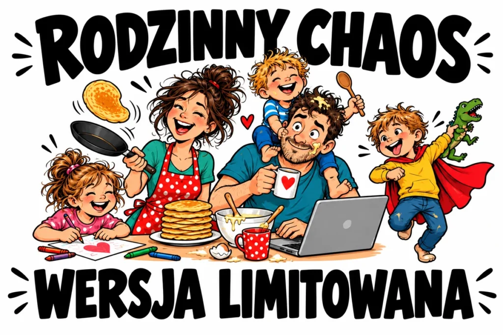 RODZINNY CHAOS — WERSJA LIMITOWANA | tabliczka Bogler 30 × 20 cm