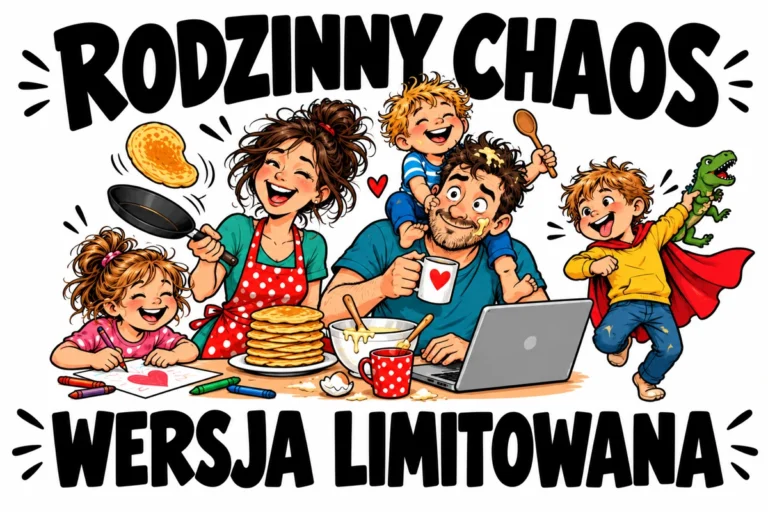 RODZINNY CHAOS — WERSJA LIMITOWANA | tabliczka Bogler 30 × 20 cm