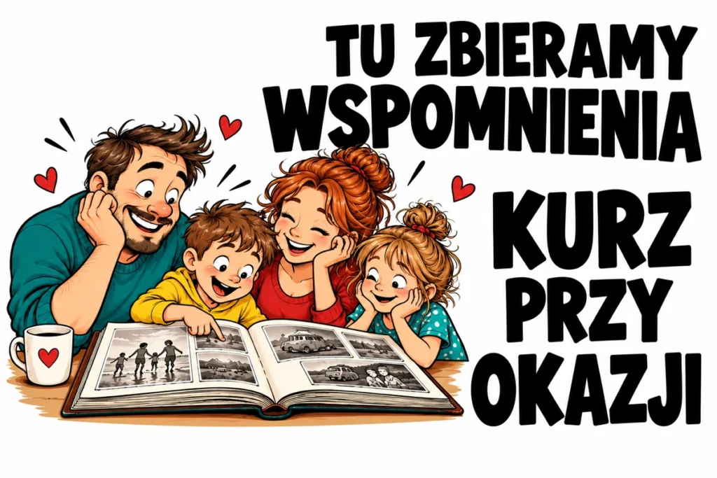 TU ZBIERAMY WSPOMNIENIA — KURZ PRZY OKAZJI | tabliczka Bogler 30 × 20 cm