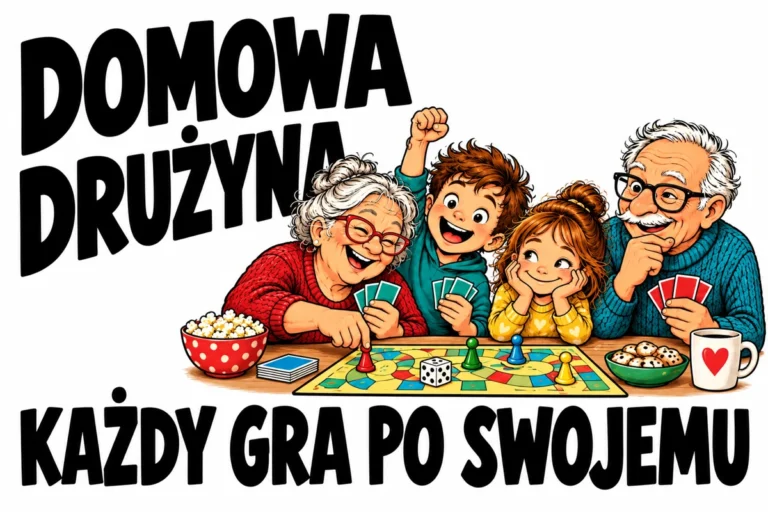 DOMOWA DRUŻYNA — KAŻDY GRA PO SWOJEMU | tabliczka Bogler 30 × 20 cm