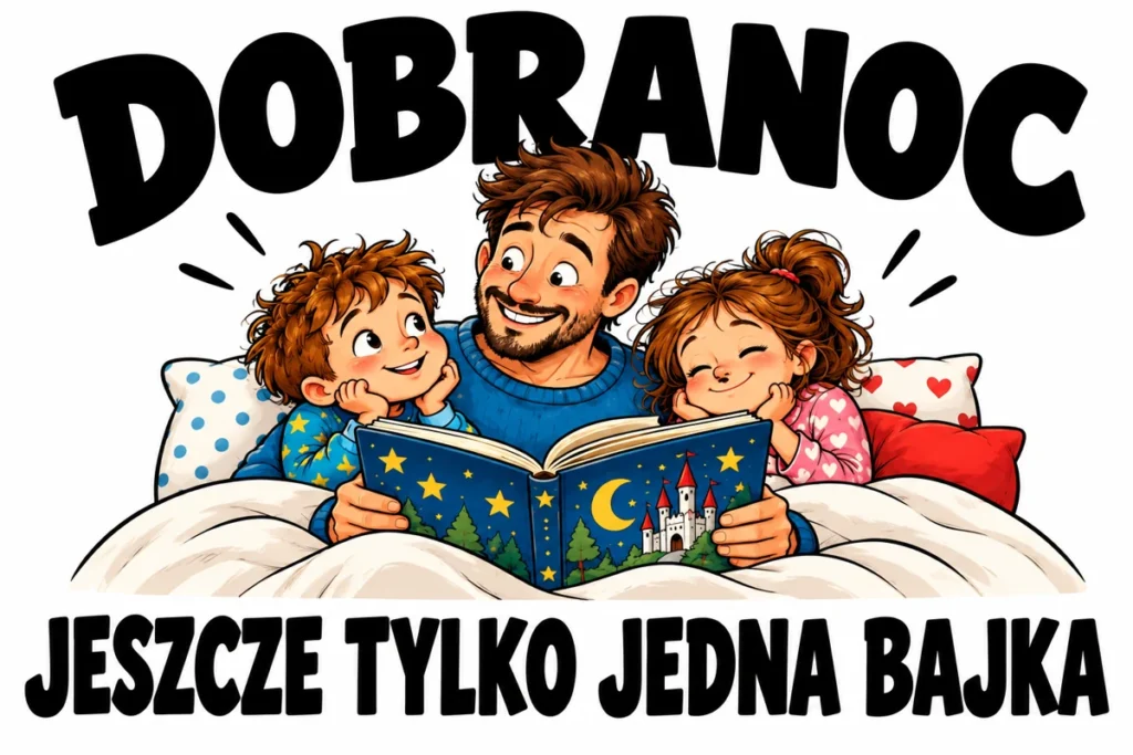 DOBRANOC — JESZCZE TYLKO JEDNA BAJKA | tabliczka Bogler 30 × 20 cm