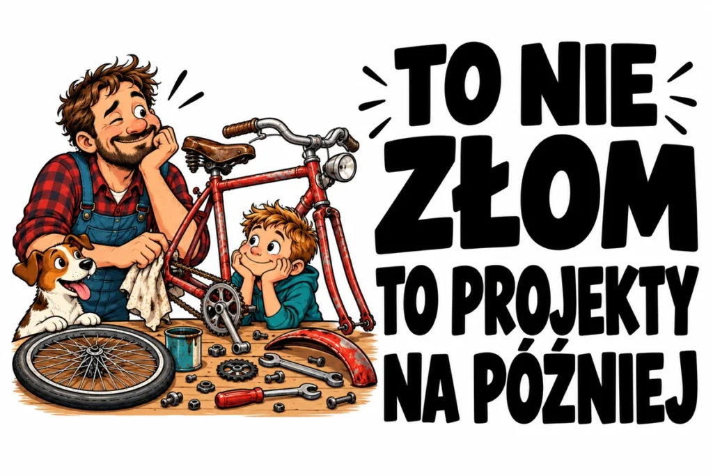 TO NIE ZŁOM — TO PROJEKTY NA PÓŹNIEJ | tabliczka Bogler 30 × 20 cm
