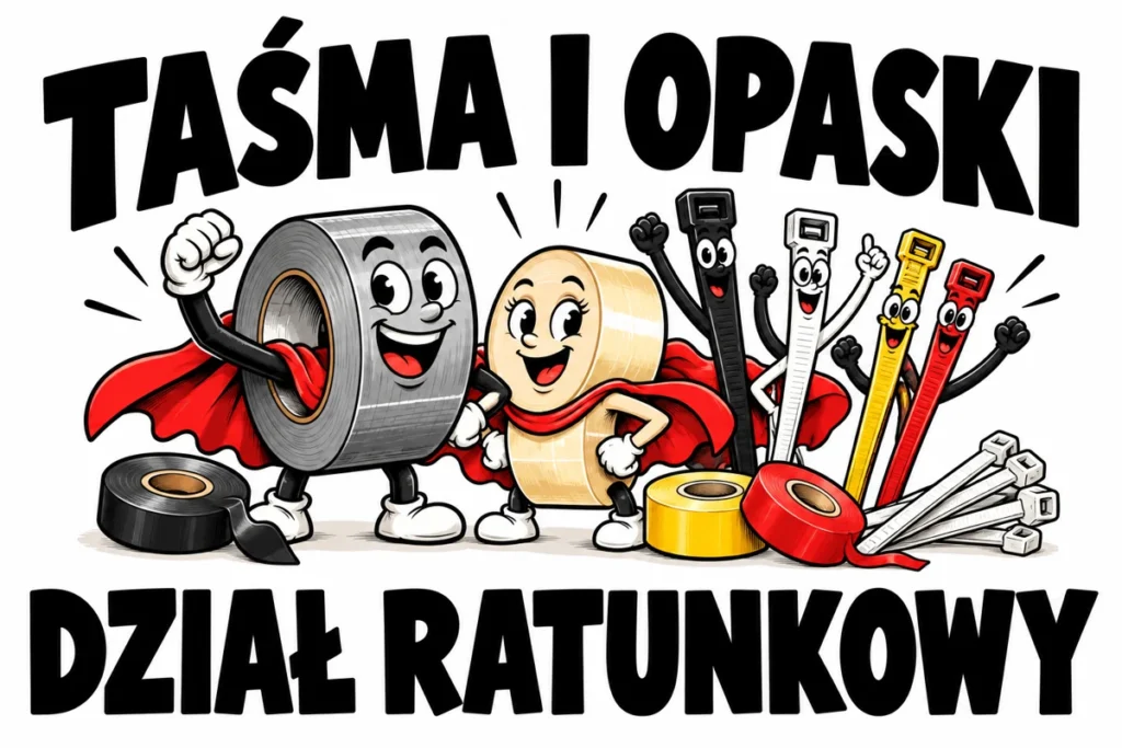 TAŚMA I OPASKI — DZIAŁ RATUNKOWY | tabliczka Bogler 30 × 20 cm