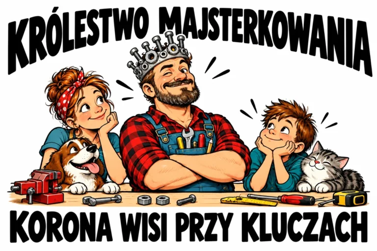 KRÓLESTWO MAJSTERKOWANIA — KORONA WISI PRZY KLUCZACH | tabliczka Bogler 30 × 20 cm
