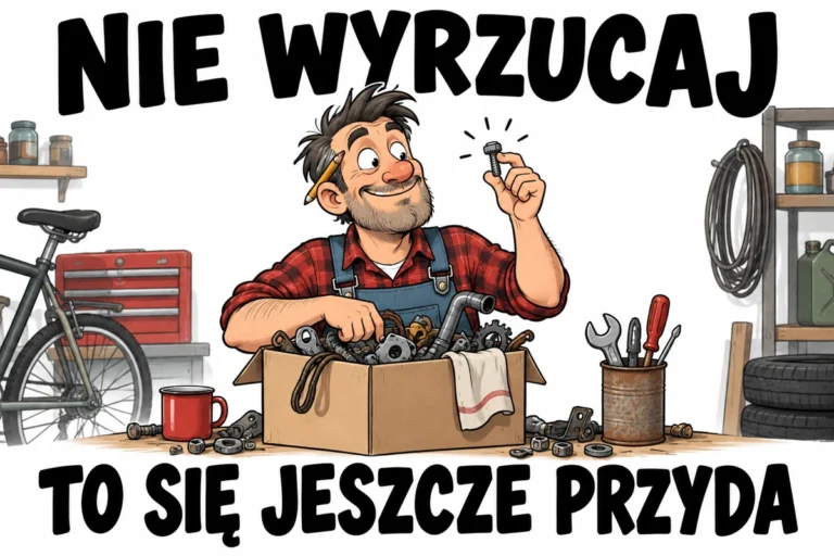 NIE WYRZUCAJ — TO SIĘ JESZCZE PRZYDA | tabliczka Bogler 30 × 20 cm