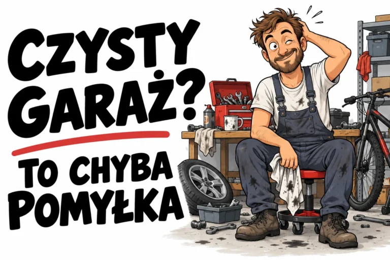 CZYSTY GARAŻ? — TO CHYBA POMYŁKA | tabliczka Bogler 30 × 20 cm