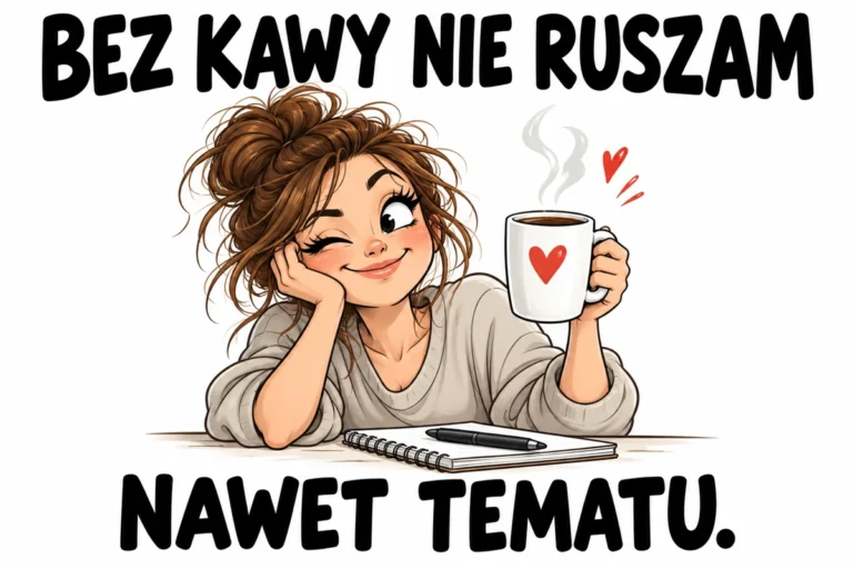 BEZ KAWY NIE RUSZAM — NAWET TEMATU.