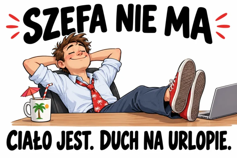 SZEFA NIE MA — CIAŁO JEST. DUCH NA URLOPIE.
