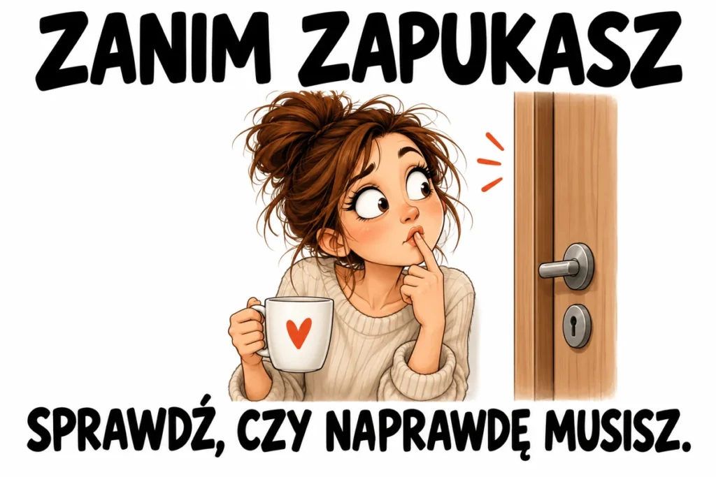 ZANIM ZAPUKASZ — SPRAWDŹ, CZY NAPRAWDĘ MUSISZ.