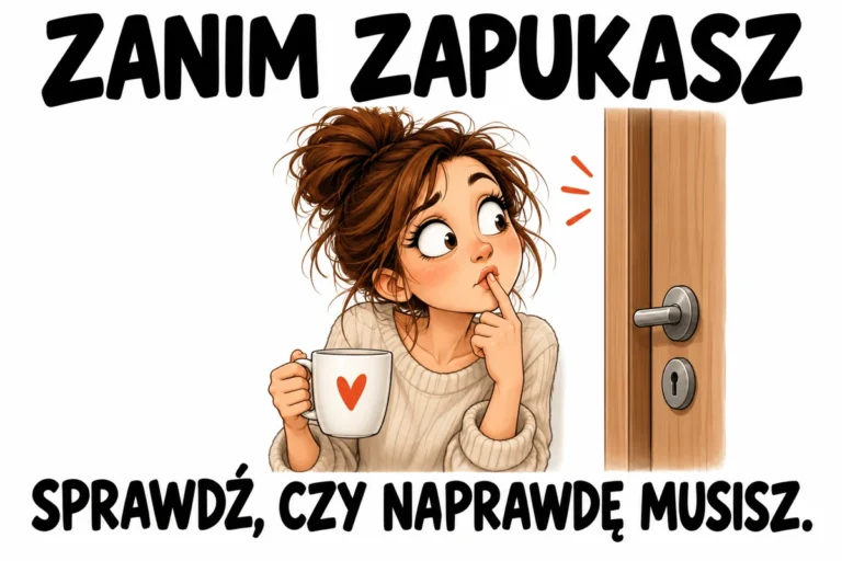 ZANIM ZAPUKASZ — SPRAWDŹ, CZY NAPRAWDĘ MUSISZ.