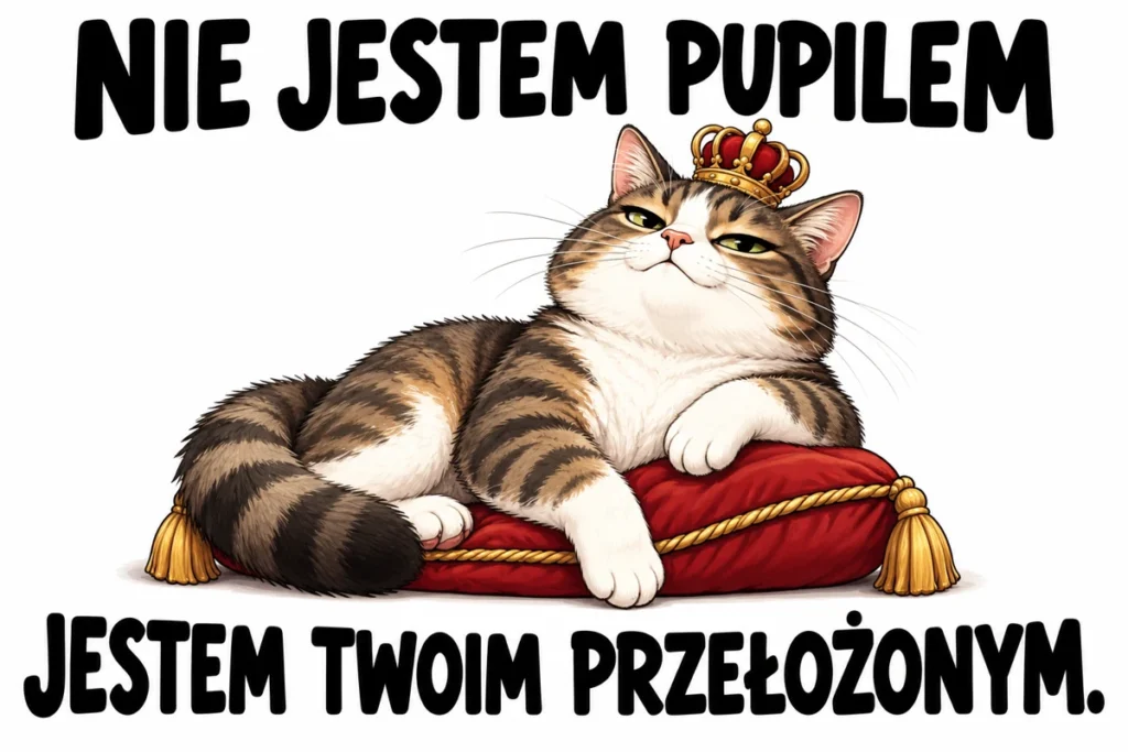 NIE JESTEM PUPILEM — JESTEM TWOIM PRZEŁOŻONYM.