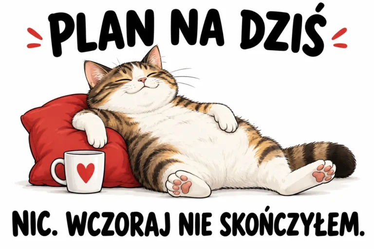 PLAN NA DZIŚ — NIC. WCZORAJ NIE SKOŃCZYŁEM.