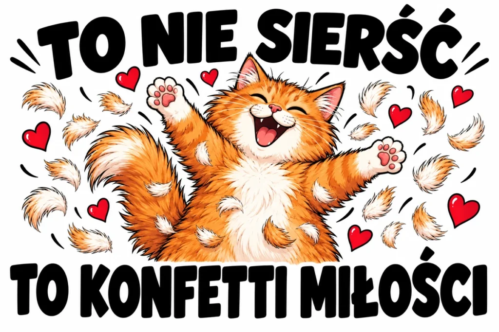 TO NIE SIERŚĆ — TO KONFETTI MIŁOŚCI | tabliczka Bogler 30 × 20 cm