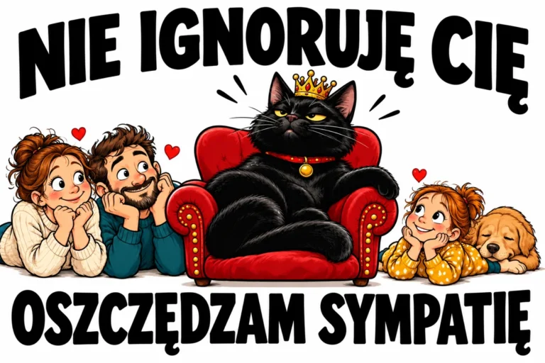 NIE IGNORUJĘ CIĘ — OSZCZĘDZAM SYMPATIĘ | tabliczka Bogler 30 × 20 cm