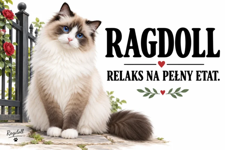 RAGDOLL — RELAKS NA PEŁNY ETAT. | tabliczka Bogler 30 × 20 cm
