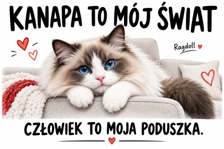 KANAPA TO MÓJ ŚWIAT — CZŁOWIEK TO MOJA PODUSZKA. | tabliczka Bogler 30 × 20 cm