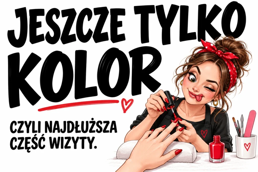 JESZCZE TYLKO KOLOR — CZYLI NAJDŁUŻSZA CZĘŚĆ WIZYTY. | tabliczka Bogler 30 × 20 cm