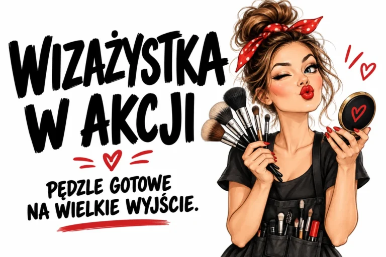 WIZAŻYSTKA W AKCJI — PĘDZLE GOTOWE NA WIELKIE WYJŚCIE. | tabliczka Bogler 30 × 20 cm