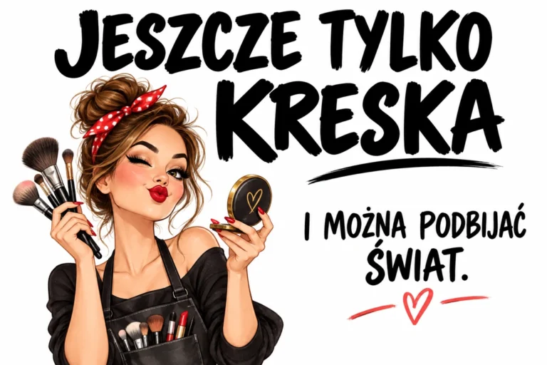 JESZCZE TYLKO KRESKA — I MOŻNA PODBIJAĆ ŚWIAT. | tabliczka Bogler 30 × 20 cm
