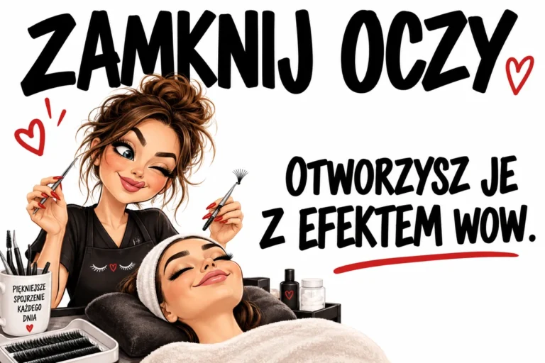 ZAMKNIJ OCZY — OTWORZYSZ JE Z EFEKTEM WOW. | tabliczka Bogler 30 × 20 cm