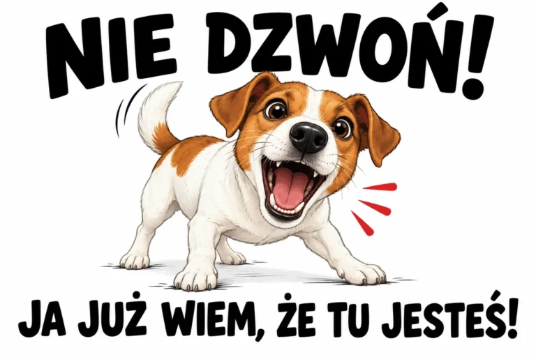 NIE DZWOŃ! — JA JUŻ WIEM, ŻE TU JESTEŚ!