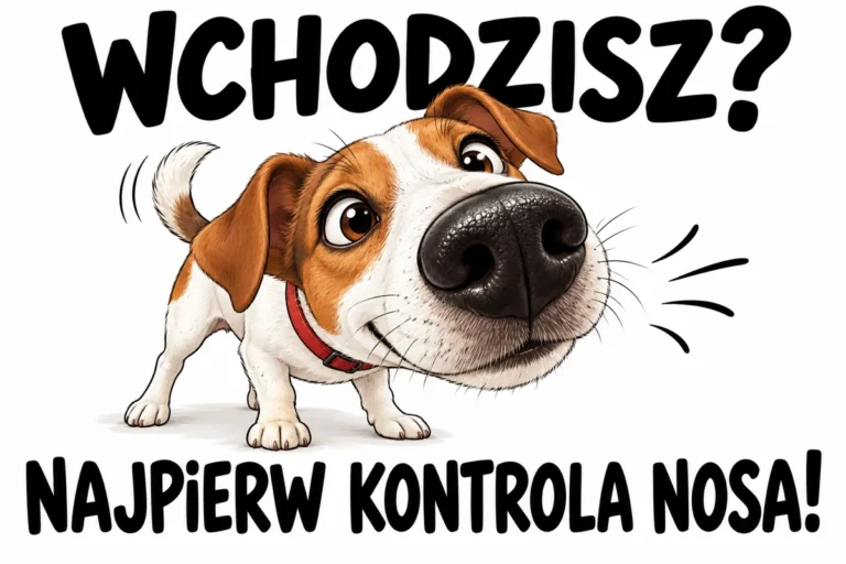 WCHODZISZ? — NAJPIERW KONTROLA NOSA!