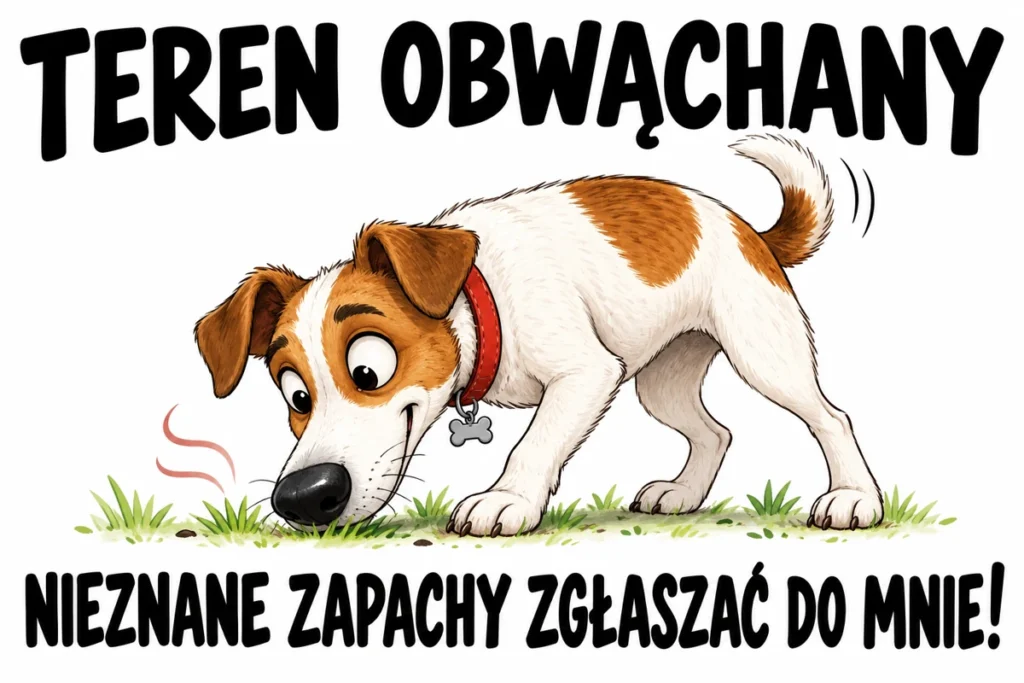 TEREN OBWĄCHANY — NIEZNANE ZAPACHY ZGŁASZAĆ DO MNIE!