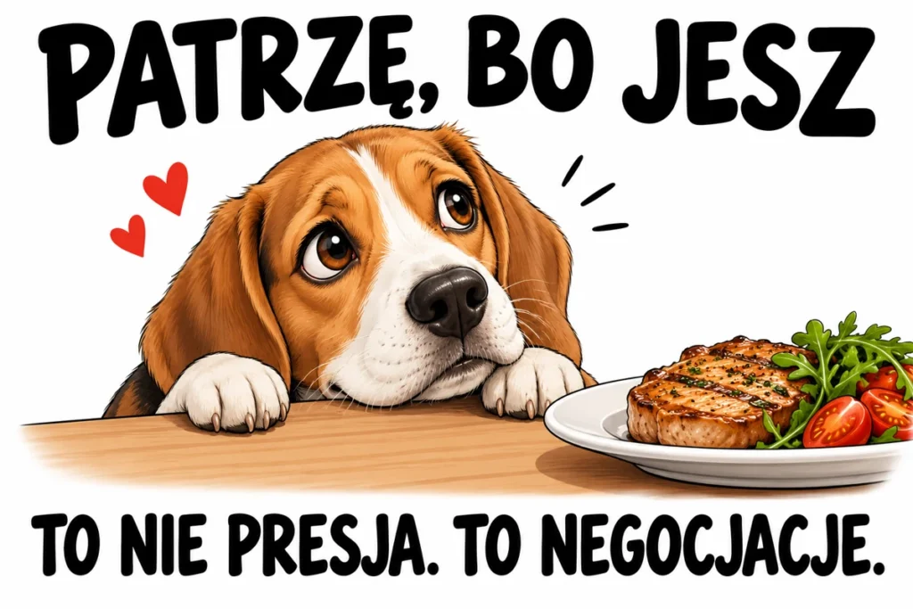 PATRZĘ, BO JESZ — TO NIE PRESJA. TO NEGOCJACJE.