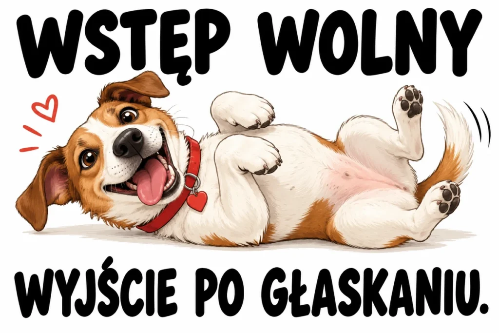 WSTĘP WOLNY — WYJŚCIE PO GŁASKANIU.