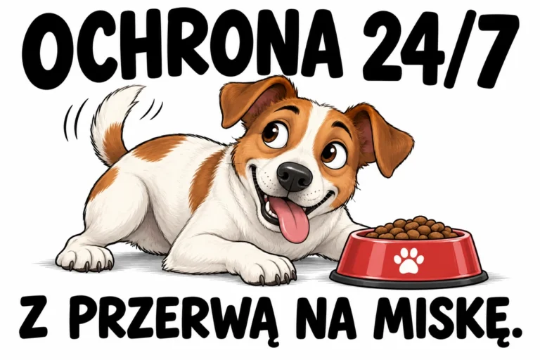 OCHRONA 24/7 — Z PRZERWĄ NA MISKĘ.