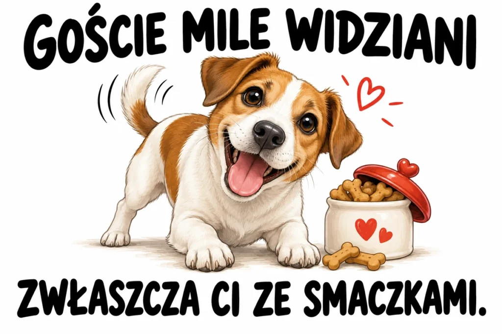 GOŚCIE MILE WIDZIANI — ZWŁASZCZA CI ZE SMACZKAMI.