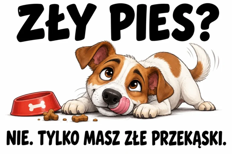 ZŁY PIES? — NIE. TYLKO MASZ ZŁE PRZEKĄSKI.