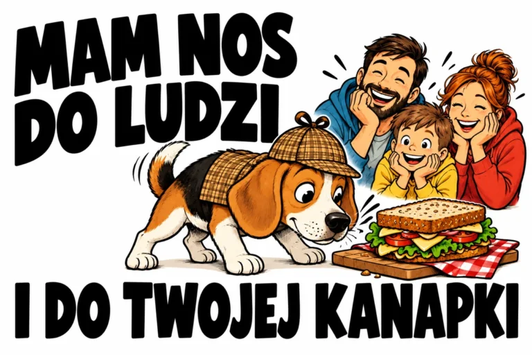 MAM NOS DO LUDZI — I DO TWOJEJ KANAPKI | tabliczka Bogler 30 × 20 cm