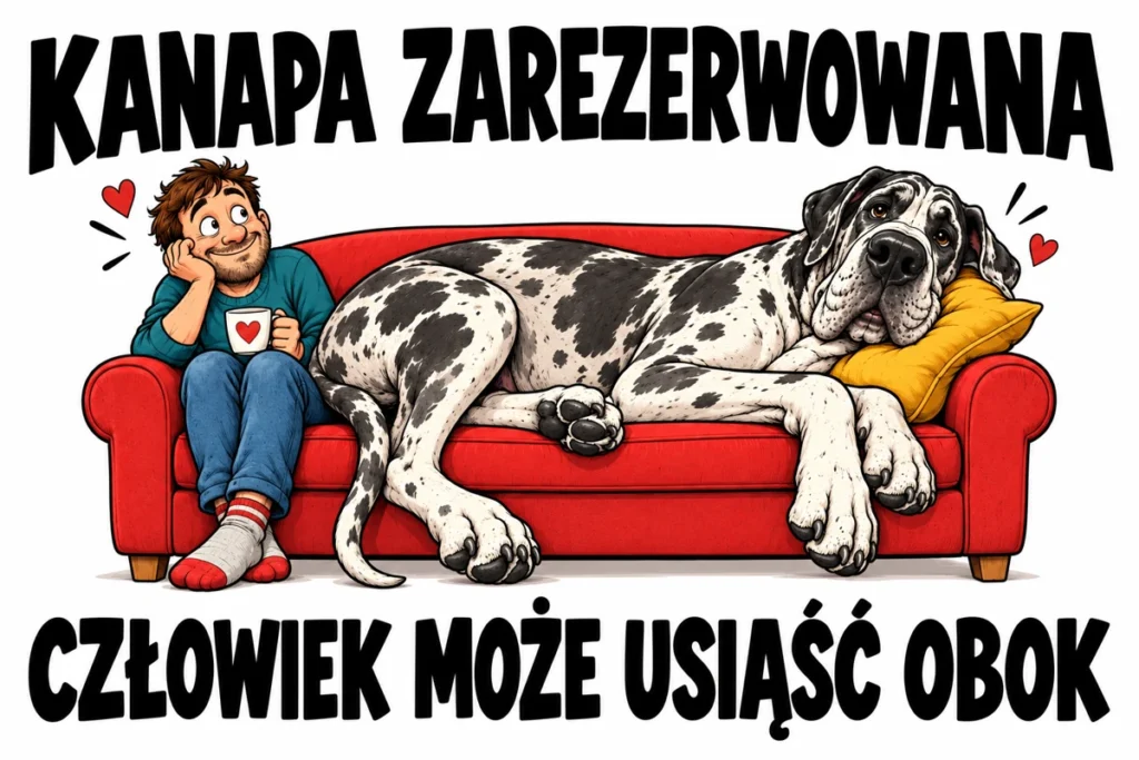 KANAPA ZAREZERWOWANA — CZŁOWIEK MOŻE USIĄŚĆ OBOK | tabliczka Bogler 30 × 20 cm