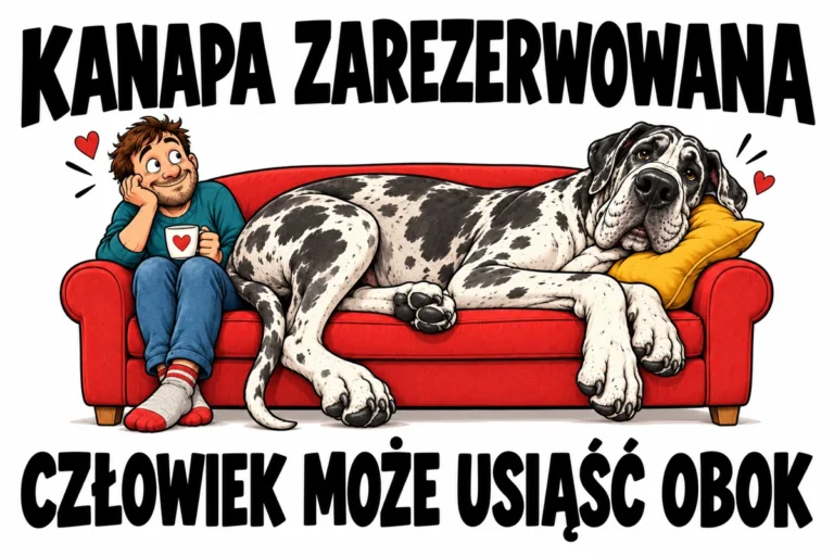 KANAPA ZAREZERWOWANA — CZŁOWIEK MOŻE USIĄŚĆ OBOK | tabliczka Bogler 30 × 20 cm